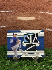 2024 National Treasures Game Gear Emerald Ricky Tiedemann TRIPLE PATCH Rookie /5