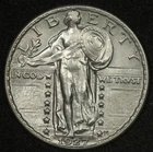 1927 STANDING LIBERTY QUARTER AU/UNC