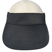 Unbranded Slideback Visor Hat Black One Size Adjustable Blank Outdoor