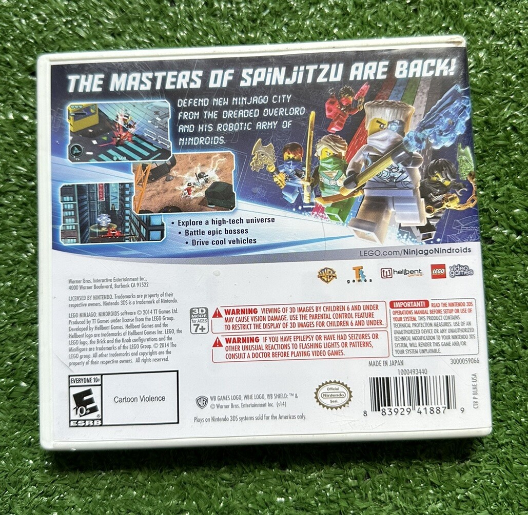 LEGO Ninjago: Nindroids (Nintendo 3DS, 2014) Complete CIB With