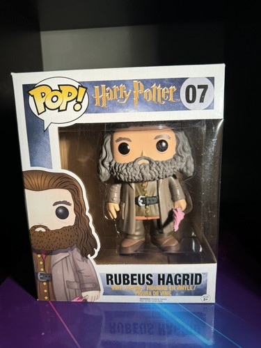Funko Pop Harry Potter Rubeus Hagrid 07 Vaulted Retired 6” Vinyl Figure Umbrella - Picture 2 of 8