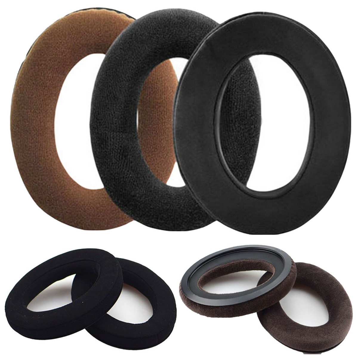 2PCS Ear Pads Cushion Cover for Sennheiser HD598 CS HD599 569 559 - Main Image