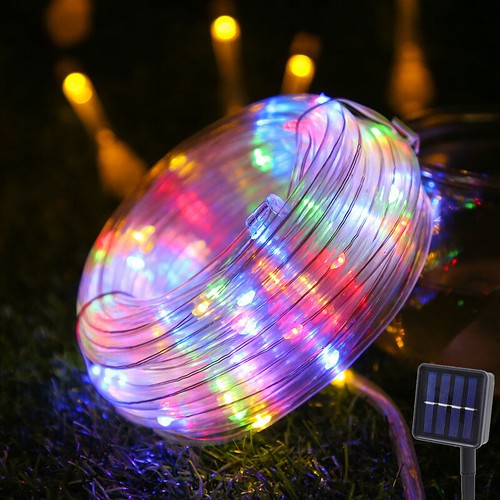 7.5-32m Solar Lichtschlauch Außen LED Streifen Lichterschlauch Lichterkette IP65 - Bild 81 von 81