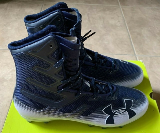 Under Armour Highlight High Top Lace Up Blue Men's 10 Running Cleats
