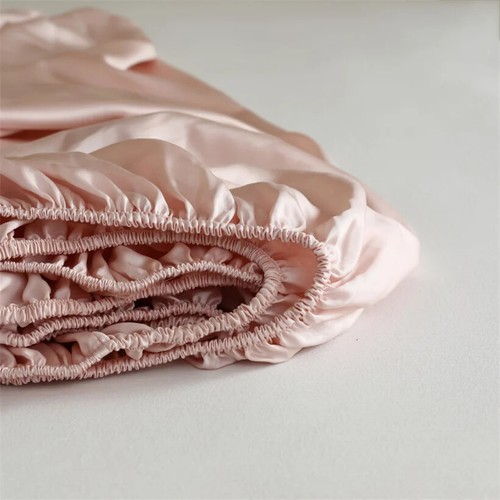 Mulberry Silk Fitted Sheet 23 Momme Luxury Smooth Mattress Cover Breathable Soft - Picture 27 of 33