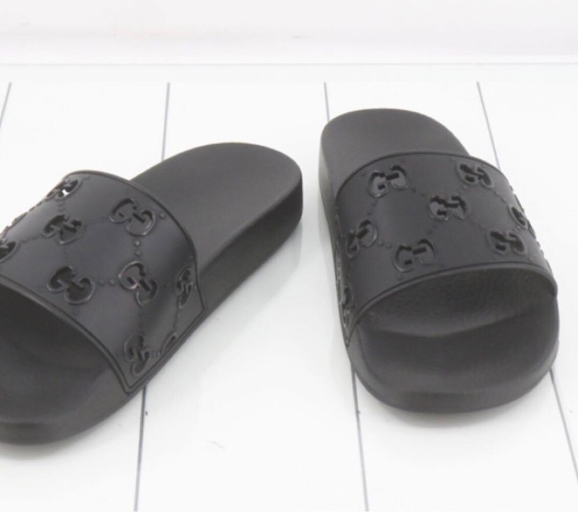 Gucci Slide Sandals Shoes GG Pattern Size 8 US About8.5 For Men thumbnail 9