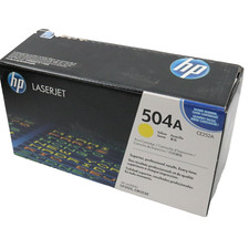 HP LaserJet 504A Yellow Print Cartridge CP3525, CM3530 (CE252A)