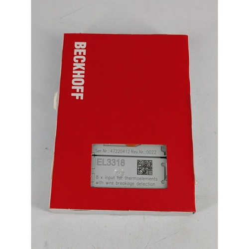 BECKHOFF EL3318 EtherCAT Terminal 8-channel analog input - Photo 2/5