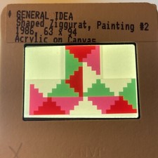 General Idea-Jorge Zontal, AA Bronson, Felix Partz “Ziggurat ” 35mm Art Slide