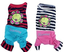 Dog Cat Pet Clothes Apparel Shirt Pants One Piece Overall Jumpsuit SUNNY XS - L