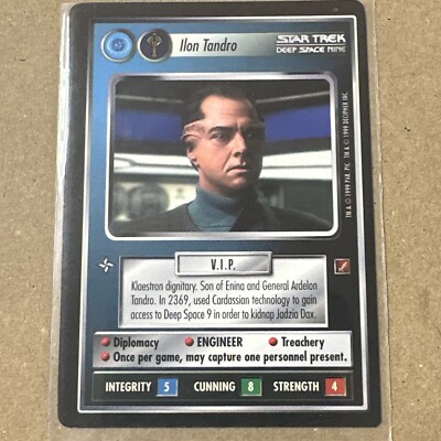 Star Trek BOG RARE Ilon Tandro NM/M