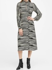 NWT Banana Republic New $149.00 Women Mock-Neck Midi Dress Size 0, 2