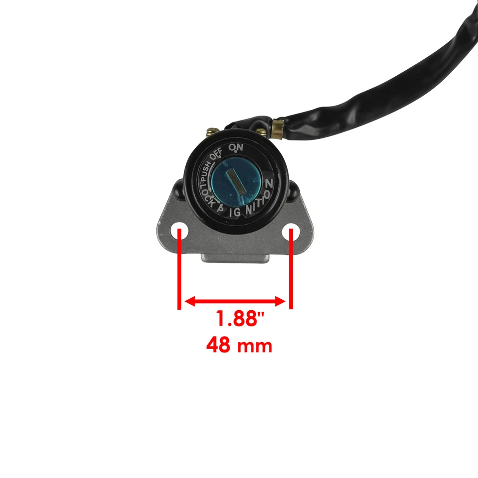 Interruptor de llave de encendido para Kawasaki KLR650 KLR 650 1987-2007 Foto 3 de 4