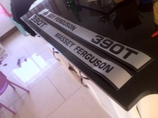 Massey Ferguson 300 series tractor bonnet stickers / decals