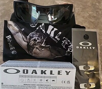   OAKLEY Batwolf POLARIZED Sunglasses Matte Black Ink/Black Iridium OO9101-35