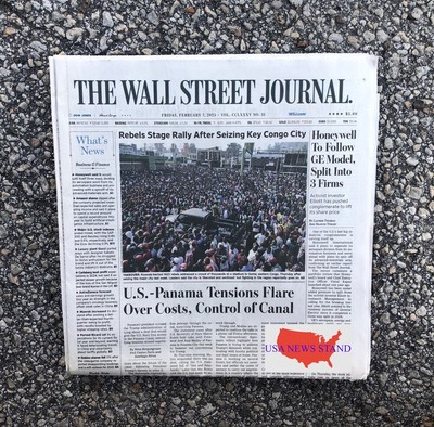 WALL STREET JOURNAL - FRIDAY FEBRUARY 7, 2025 (USA - PANAMA CANAL TENSION)
