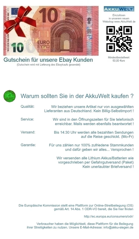 Blei Gel Akku 12V 22Ah für Eisemann Stromerzeuger AGM-Technik 17Ah 18Ah - Bild 2 von 4