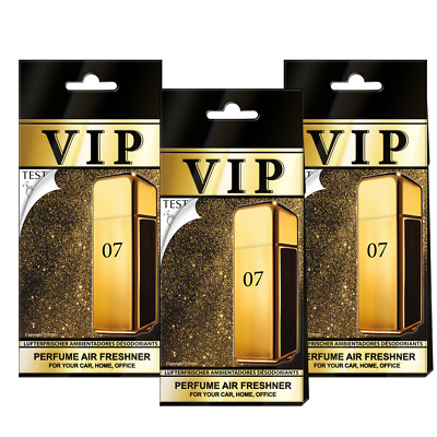 3x Auto Duft VIP-07, Lufterfrischer Auto,Duftbaum auto,Auto zubehör,Duftspender
