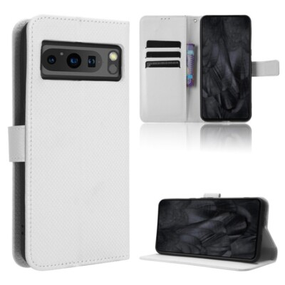 Für Google Pixel 8 Pro Diamond Texture Leder Handy Hülle Cover Schale