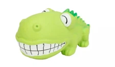 Coastal Pet Rascals Alligator Dog Toys Grunt Latex Grunting Fetch Toss 7 Inch
