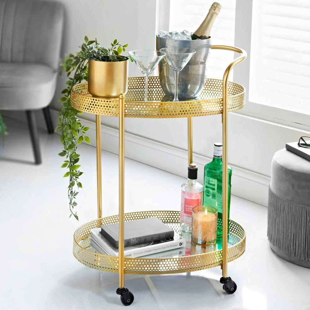 Mirrored drinks table deals