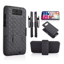 DROID ULTRA BLACK SHELL CASE BELT CLIP HOLSTER STAND FOR MOTOROLA DROID MAXX