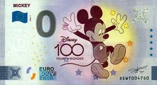 Null Euro Schein - 0 Euro Schein - Disney - Mickey 2023-1