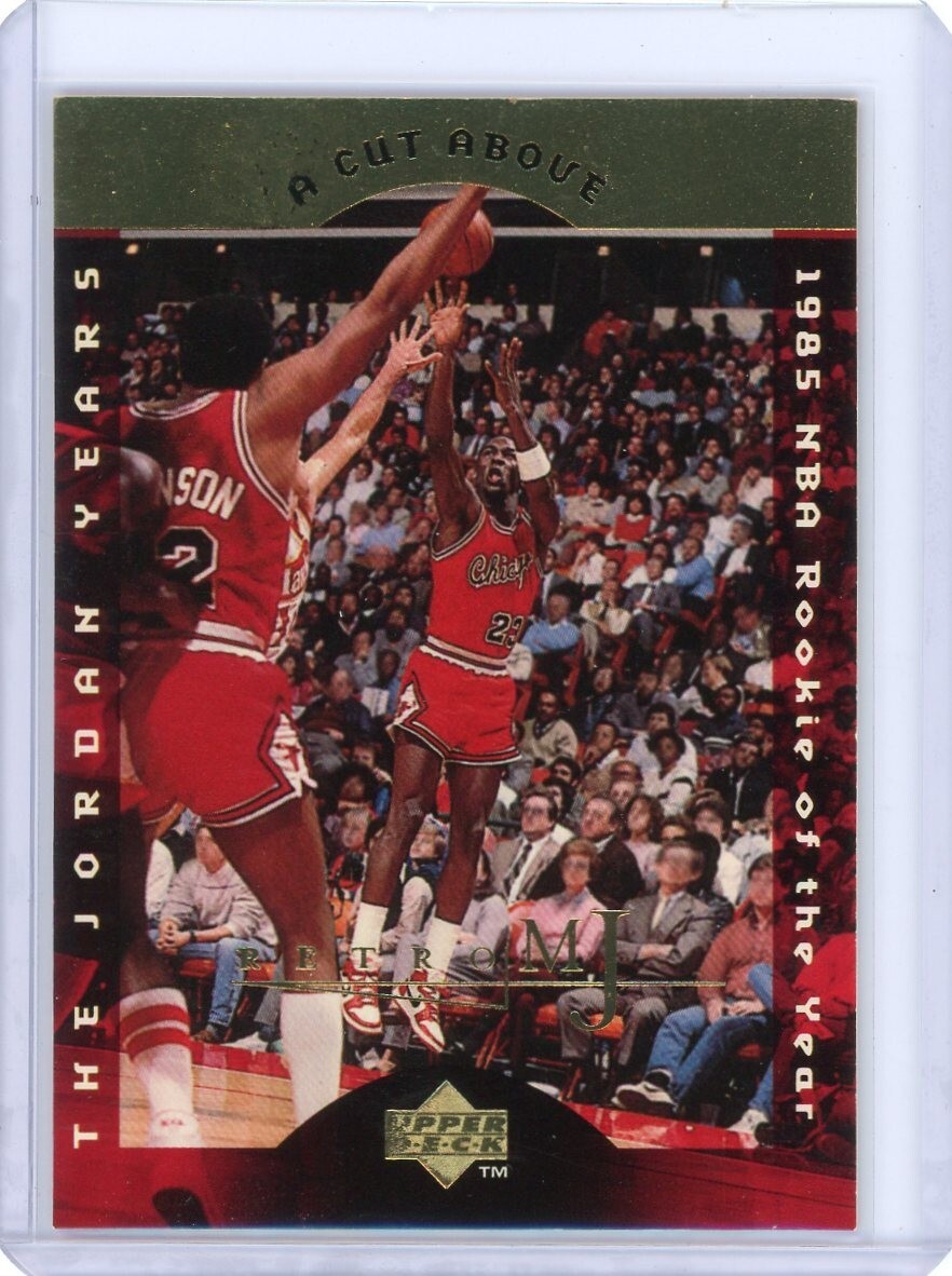 1998 UPPER DECK MICHAEL JORDAN MJ CAREER COLLECTION RETRO MJ # 30