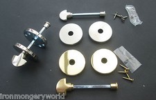 Bathroom Door Release Escutcheon Set Thumb Turn & Emergency Release