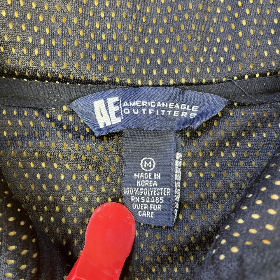 Chaleco polar vintage años 90 AE Performance para hombre M cremallera completa caminata campamento amarillo Foto 3 de 4