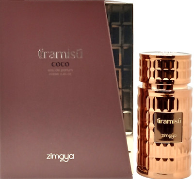 ZIMAYA TIRAMISU COCO EAU DE PARFUM SPRAY UNISEX 3.4 Oz / 100 ml BRAND NEW ITEM!