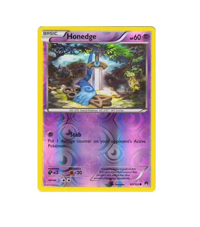 Pokemon - Honedge - 60/122 - XY Breakpoint - Reverse Holo - NM/M