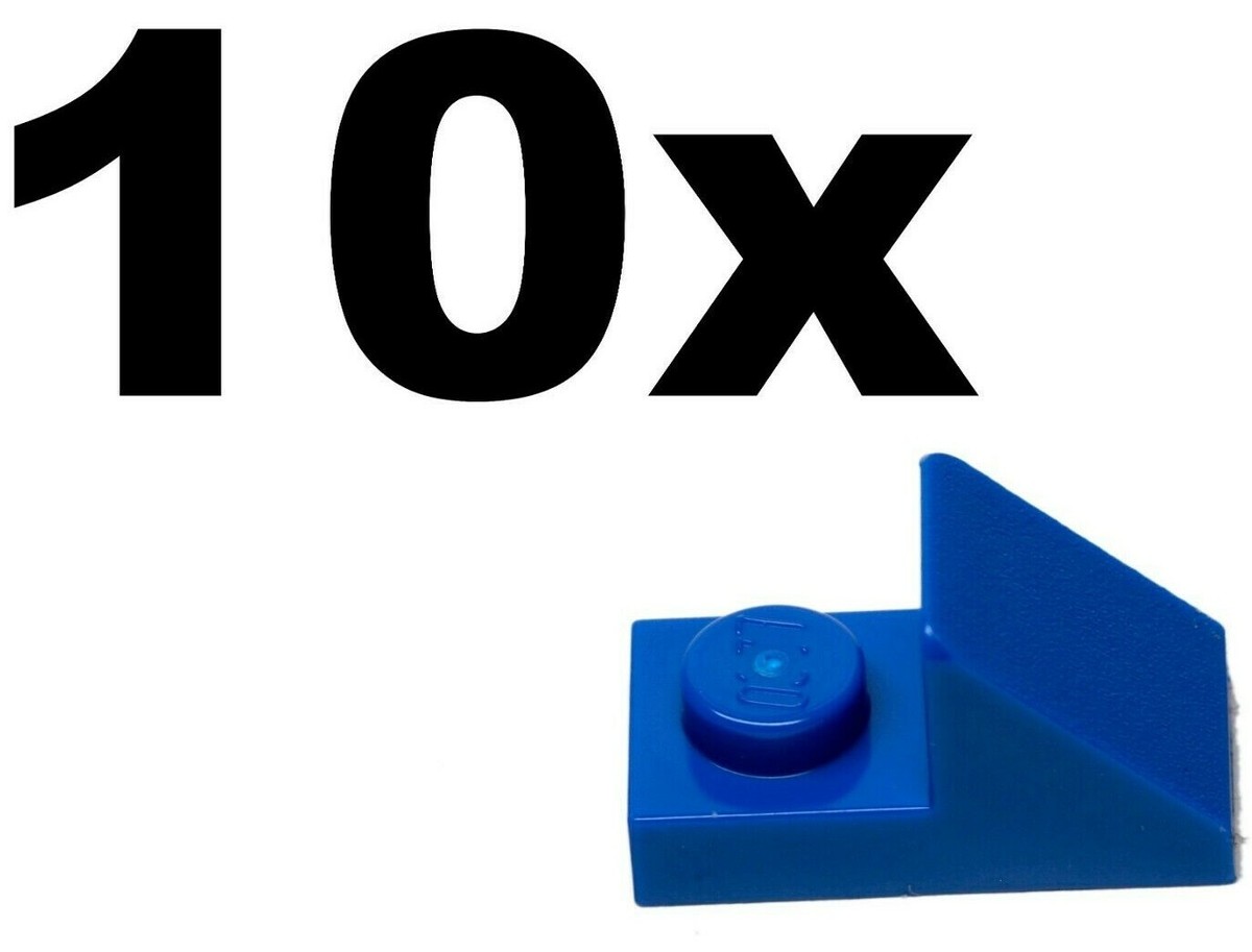 NEW LEGO SLOPES x (45 x with 2/3 Cutout Blue x 10 1x2  slope