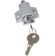 Dale Patio Door Lock - Silver - DP005840 With fixings - 2 Keys