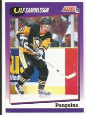 ULF SAMUELSSON 1991-92 SCORE CARD NM-MT+ CONDITION