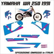 YAMAHA WR 250  1991  grafiche in kristal