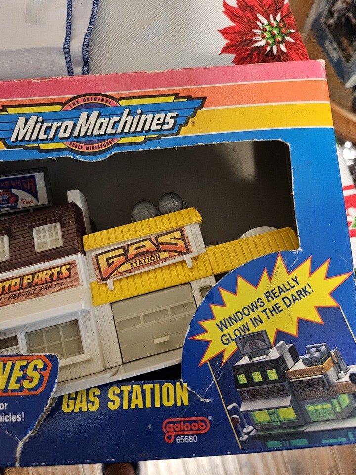 Micro Machines City Scenes Gas Station eBay