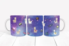 Llamas In Space Custom Mug 11 oz or 15 oz
