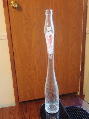 Vintage Pepsi Cola Stretched Twisted Glass Soda Bottle Carnival