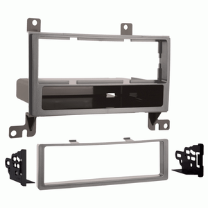 Metra-99-7325S-07-12-Hyundai-Santa-Fe-SDIN-Mounting-Kit-Silver-Car-Stereo-Dash-K