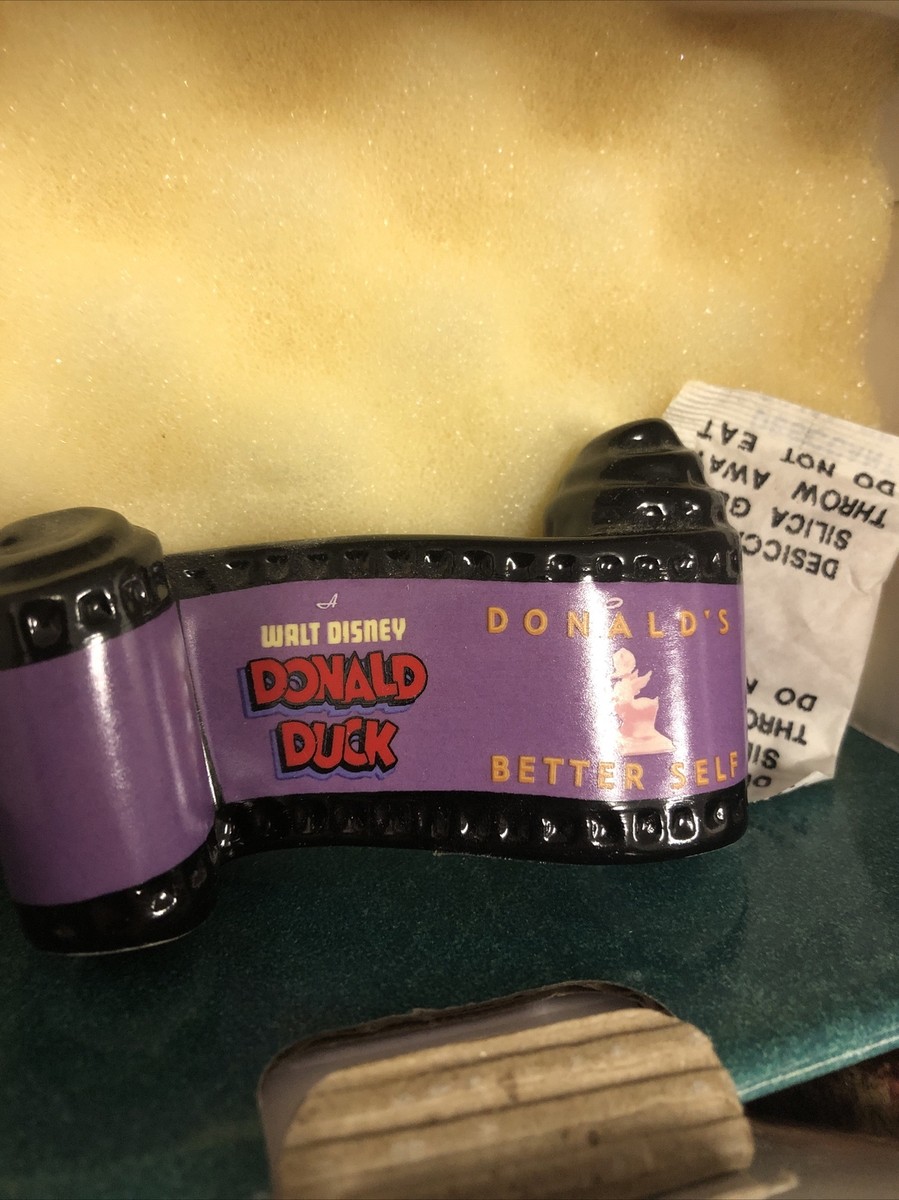 WDCC Disney Scroll Donald Duck Better Self 11K 412980 Opening