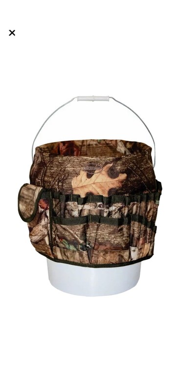 Bucket Boss Camo Bucketeer 12in L x 12in W x 11-1/2in H Bucket Tool Organizer