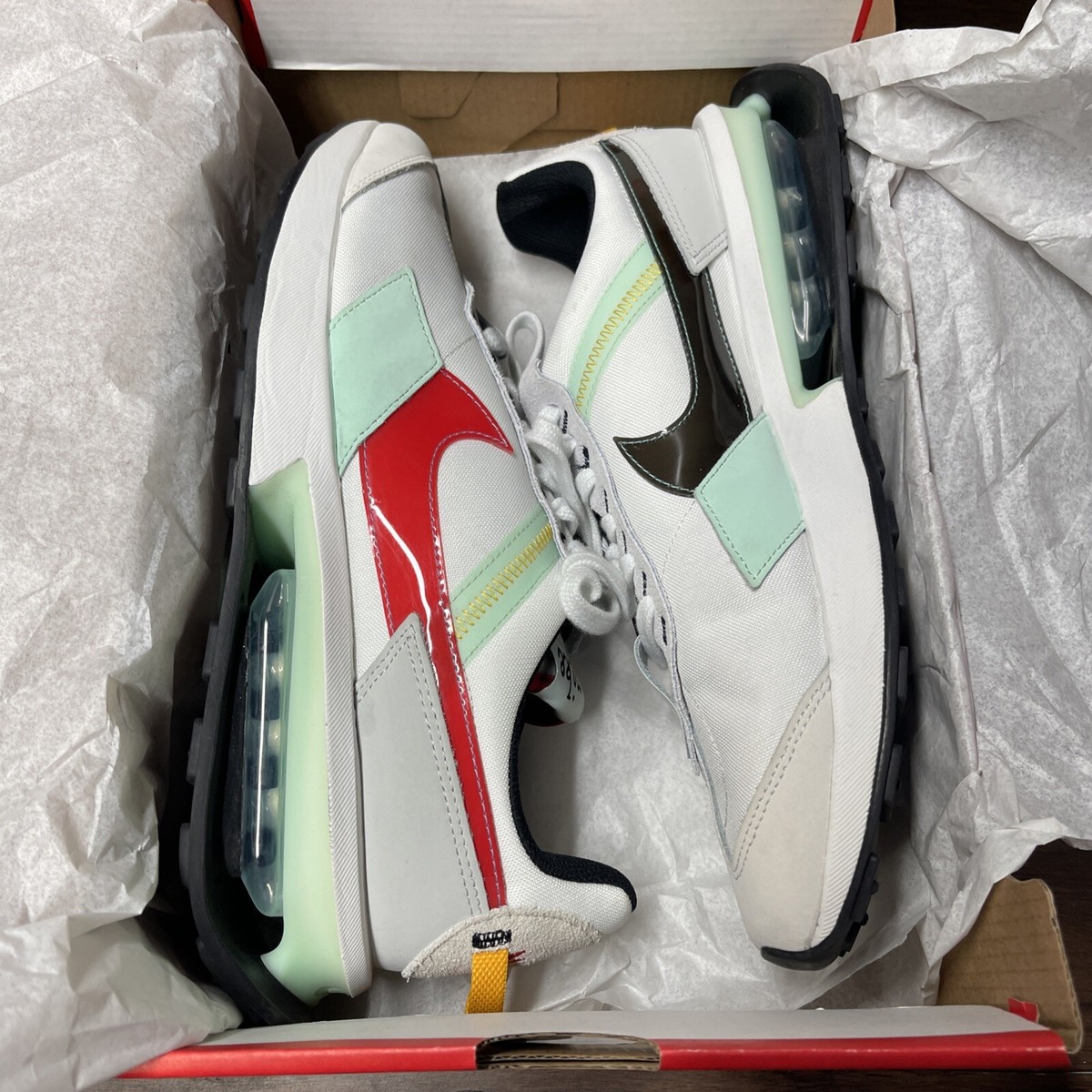 air max pre day summit white on feet