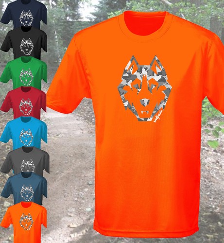 Cammo Wolf - technical wicking mountian bike t-shirt, mtb, downhill, dh - Picture 7 of 16