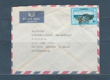 Eta/ enveloppe  Mauritius  ile Maurice  pour U.N.H.C.R. Suisse Geneve 