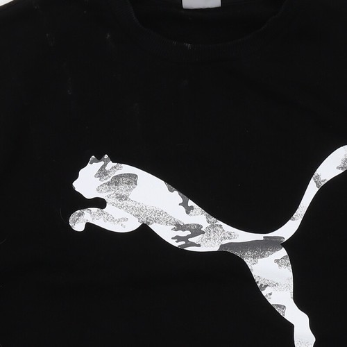 Sudadera Pullover Puma XL Negra Para Hombre - Diseño Gráfico Logo - Imagen 9 de 12