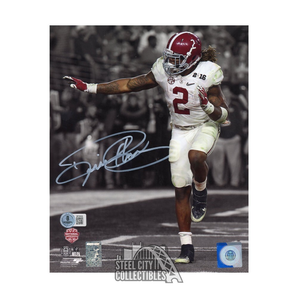 Derrick Henry Autographed Signed Alabama 8x10 Football Photo - BAS (Heisman Pose) 