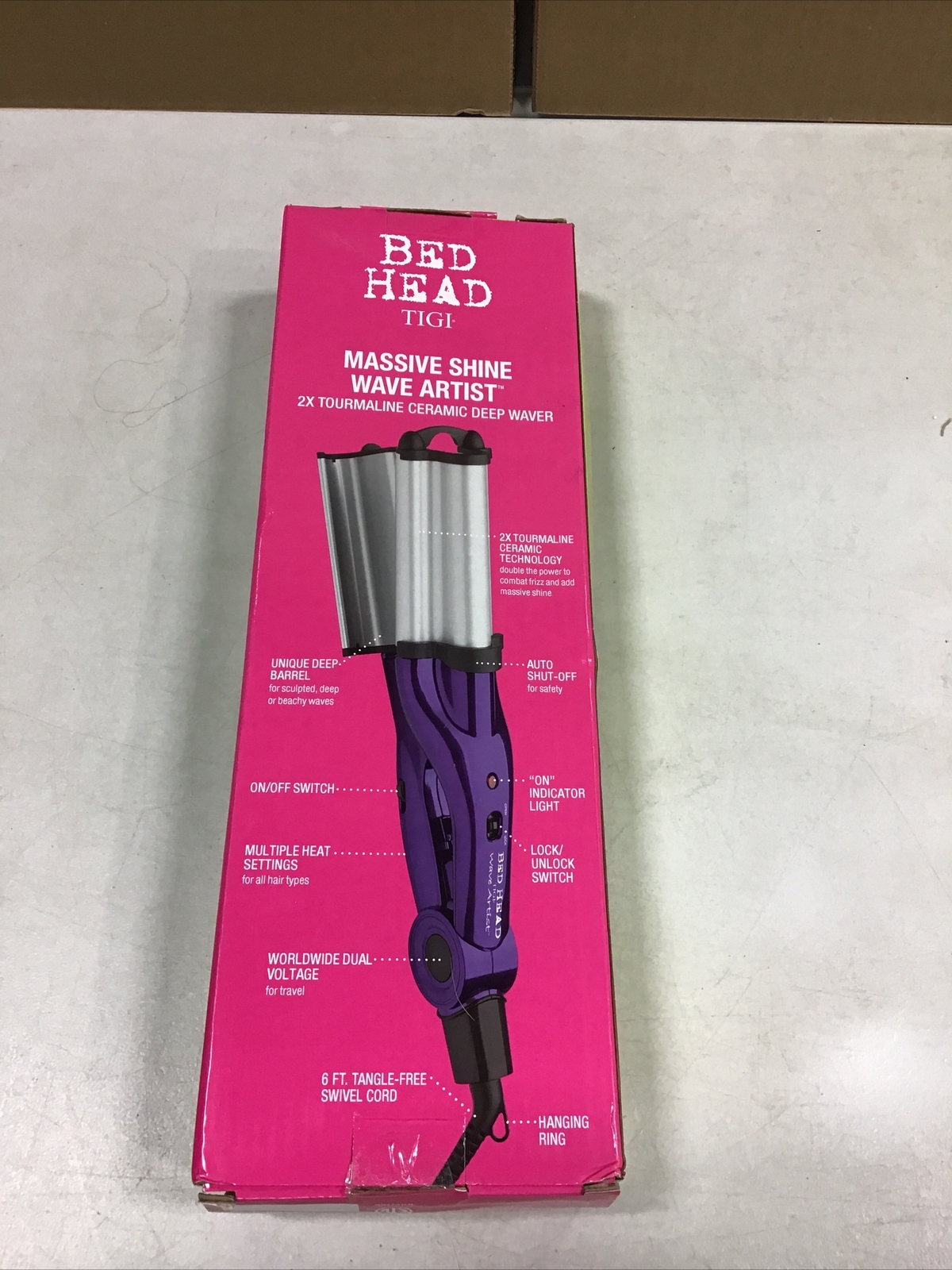 Bed Head Tigi Massive Shine Wave Artist, 2X Tourmaline Ceramic Deep