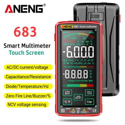 ''ANENG 683 Smart Multimeter   6000 Counts Touchscreen AC/DC Voltage Tester''