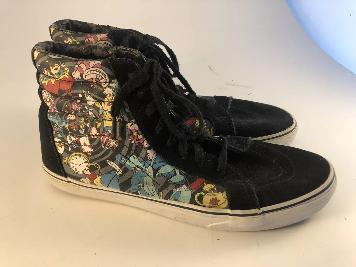 Alice in wonderland top vans size 9